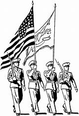 Coloring Pages Military Veterans Kids Veteran Armed Forces Color Guard Drawing Sheet Soldiers Drawings Remembrance Soldier Printable Clipart Clip Ww2 sketch template