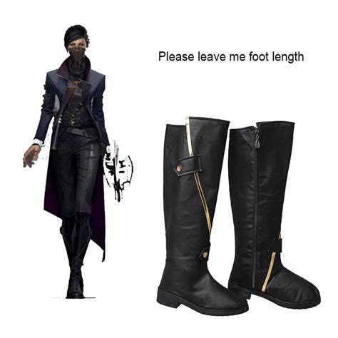 Dishonored 2 Cosplay Boots Emily Kaldwin Cosplay Shoes Halloween Props