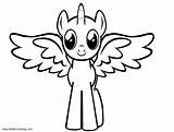 Alicorn Coloring Pages Vizard Ponies Gray Printable Kids Print Color sketch template