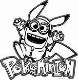 Pikachu Minions Clipartmag Wecoloringpage Frog sketch template
