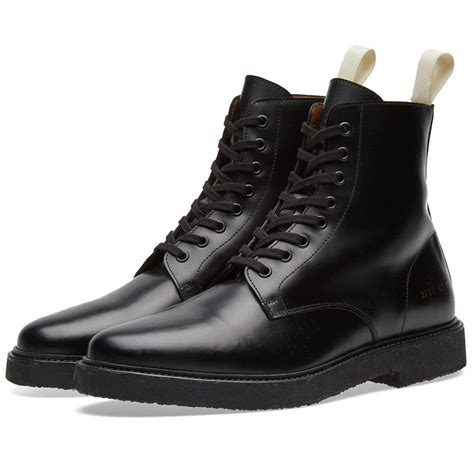 common projects standard combat boot black