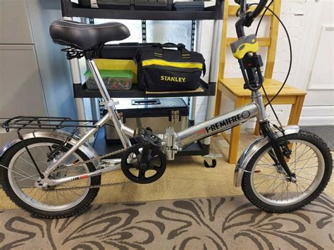 premiere city compact fold  bicycle perfect condition p  reserve folding bikes