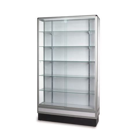 wall case display case full vision glass wall case display cases