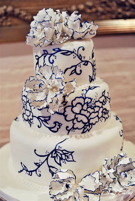 navy wedding cake decorations wedding ideas  colour chwv