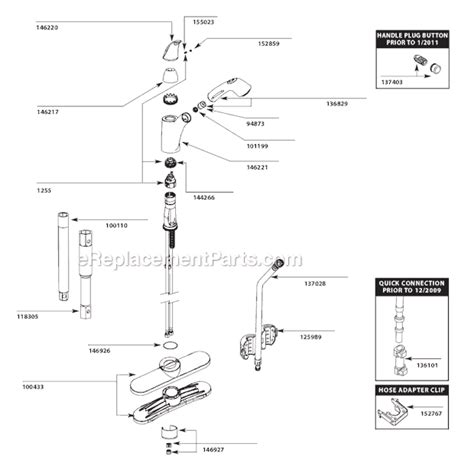 moen banbury kitchen faucet parts diagram reviewmotorsco