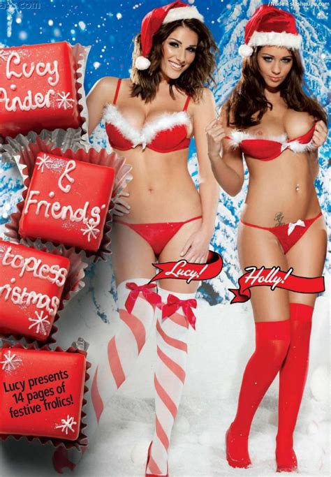 lucy pinder rosie jones holly peers friends topless for christmas photo 15 nude