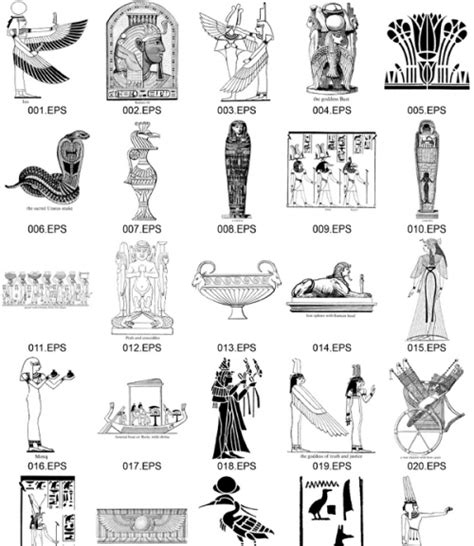 Fun Photo Editor Vector Egypt Symbols