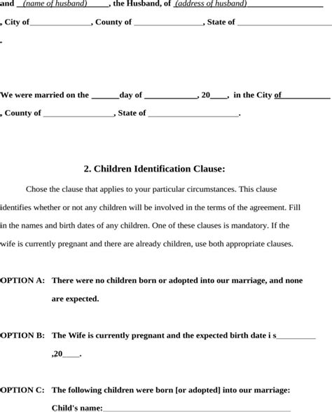 mississippi divorce form   page  formtemplate
