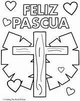 Pascua Pascuas Felices Actividades Resurreccion Biblicas Preescolar источник Coloringtop Dominical Artículo sketch template