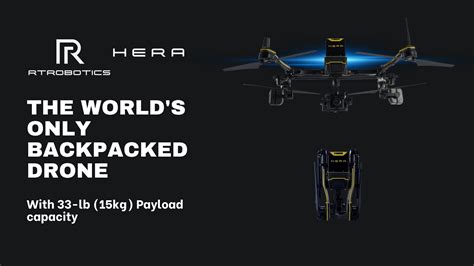 rtr introducing hera   powerful backpacked drone youtube