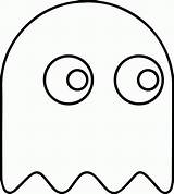 Coloring Pac Man Pages Adventures Ghostly Popular sketch template