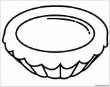 Egg Tart Pages Coloring Color sketch template