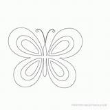 Butterfly Template Printable Popular Stencils Coloring sketch template
