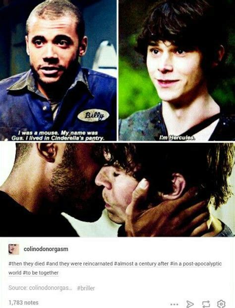 miller and brian in once upon a time the 100 the 100 show the 100
