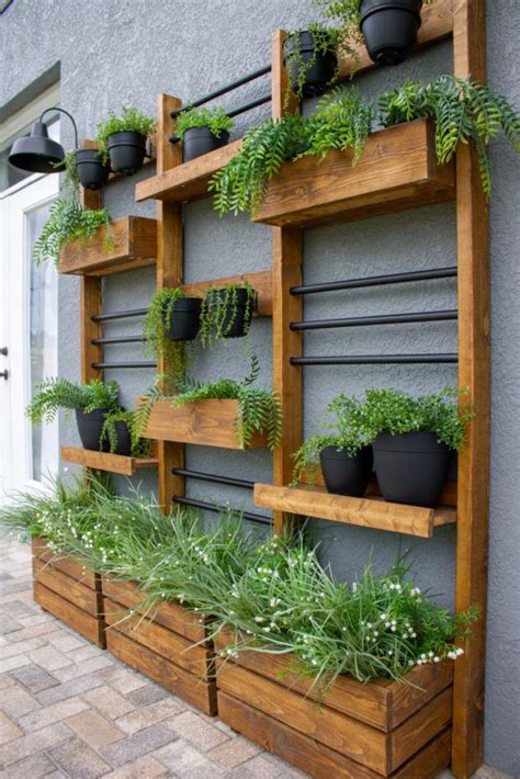 wall planter sawdust  stitches wall planters outdoor vertical