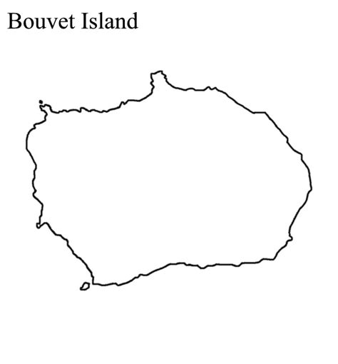 island outline map