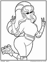 Chad Trixie Rupaul sketch template