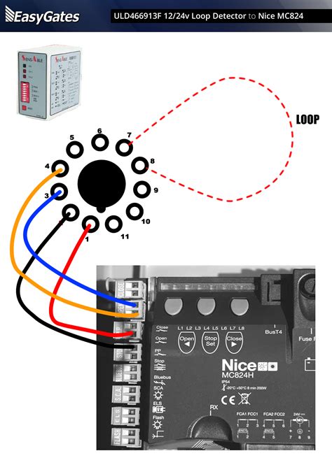 volt loop detector  nice mc control board easygates manuals