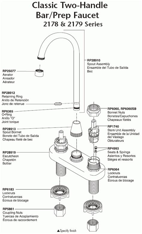 pegasus kitchen faucet parts diagram alternator
