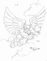 Hawkman Coloring Pages Template sketch template