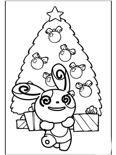 pokemon christmas coloring pages learn  coloring