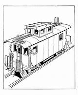 Train Coloring Caboose Pages Trains Freight Drawing Printable Car Clipart Railroad Bnsf Toy Diesel Cliparts Sheets Teach History Fun Popular sketch template