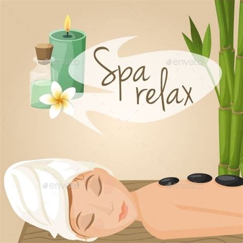 woman  spa procedure spa banners massagem relaxante