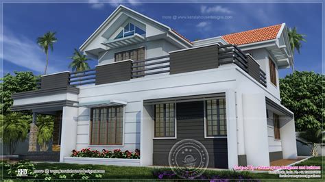 storey villa  traditional  contemporary elements house