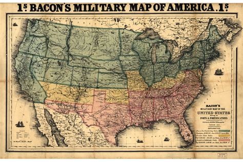 map   usa   civil war topographic map  usa  states