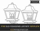 Fashioned Lantern sketch template