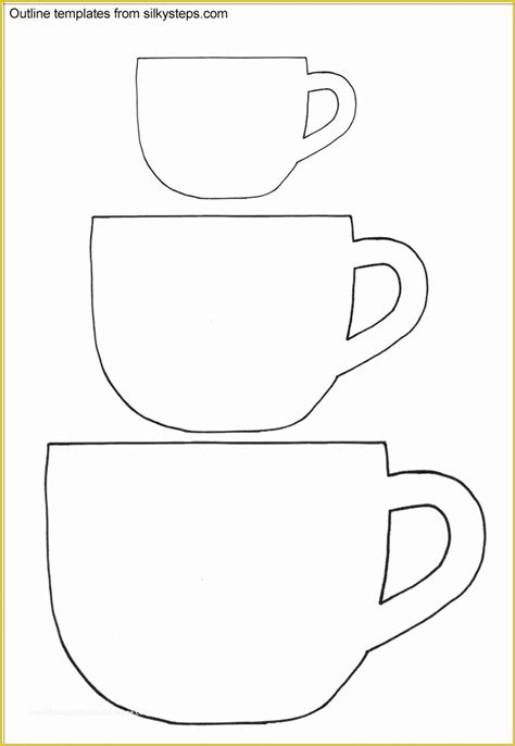 cup template printable
