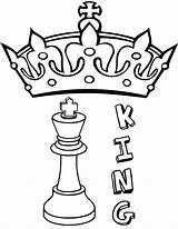 Chess Para Coloring King Colorear Pages Piece Ajedrez Dibujo Simple Drawing Pieces Book Machines Printable Openclipart Rey Ra Color Clipart sketch template