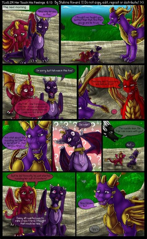 her touch his feelings pg13 by shalonesk on deviantart spyro and