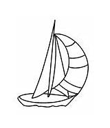 Brodovi Osam Bojanke Sailboat Crtež sketch template