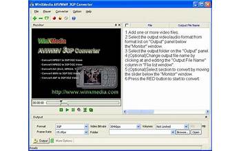 WinXMedia AVI/WMV 3GP Converter screenshot #5