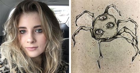 18 Year Old Creates Schizophrenia Drawings To Cope With Hallucinations