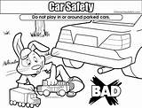 Safety Coloring Car Pages Colouring Protective Personal Equipment Resolution Template Medium sketch template