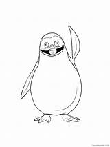 Madagascar Penguins Pages Coloring4free sketch template