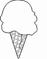 Ice Cream Cone Coloring Pages Drawing Scoop Print Color Sundae Printable Scoops Colouring Cute Pine Snow Icecream Cones Getdrawings Getcolorings sketch template
