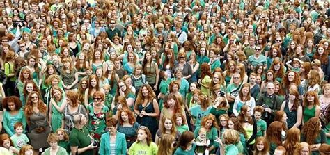 Thousands Celebrate At Redhead Day Festival In The Netherlands