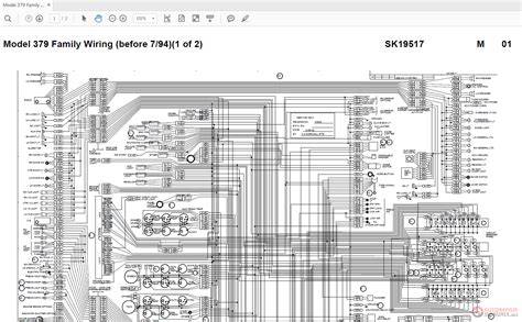 peterbilt  sk family wiring diagrams auto repair manual forum heavy equipment forums