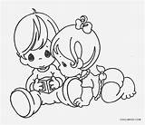 Precious Moments Coloring Pages Baby sketch template