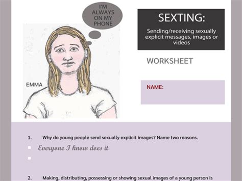sexting and assertiveness worksheets uk teaching resources
