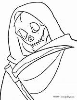 Death Coloring Pages Characters Printable Drawing sketch template
