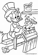 Coloring Mcduck Scrooge Pages Browser Window Print sketch template