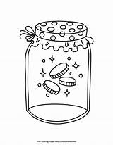 Jar Coins Primarygames sketch template