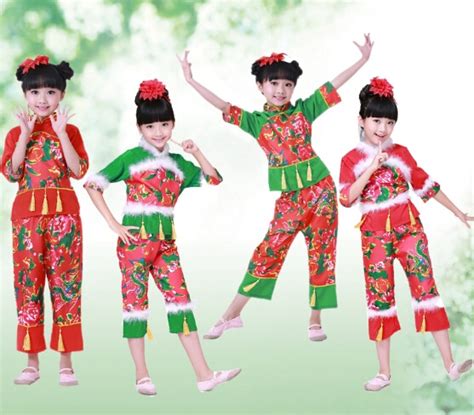 childrens costume chinese colors ancient chinese national costume