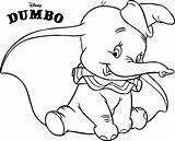 Dumbo Coloring Pages Disney Baby Cute Elephant Drawing Colouring Cartoon Printable Kids Color Smile Bubakids Elephants Unbelievably Christmas Draw Easy sketch template