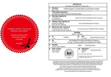 apostille aspire attestation