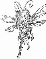 Coloring Fairy Pages sketch template